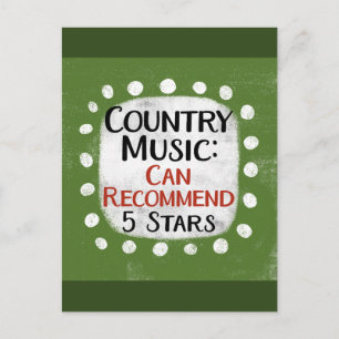 Country Music Review Carte postale 5 étoiles