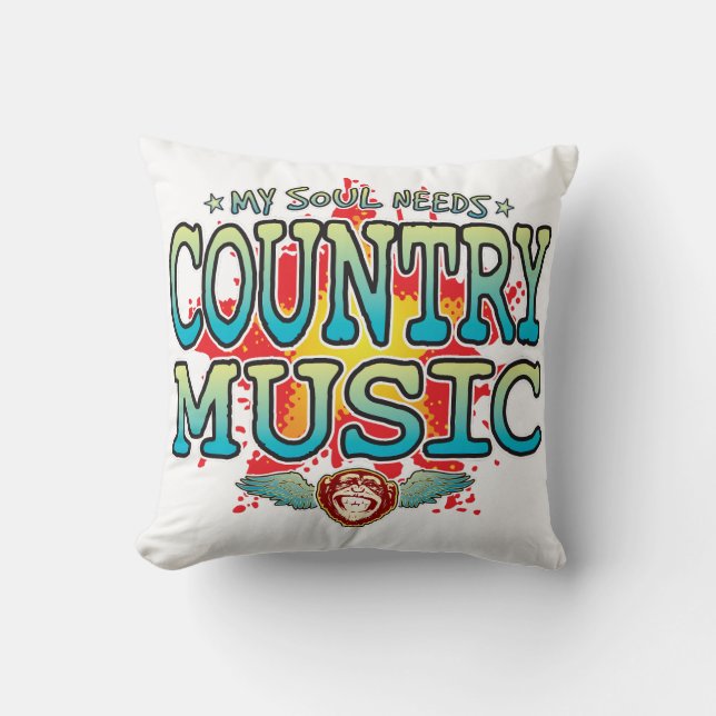Country Music Soul Cushion (Front)