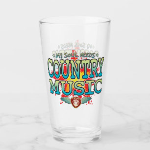 Country Music Soul Glass Tumbler