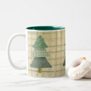 Country Patterns Pine Tree Mug