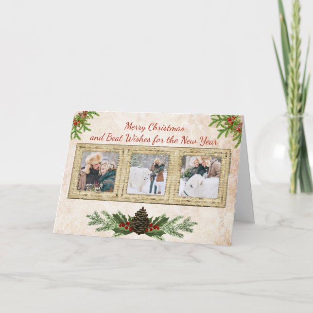 Country Photo Christmas Card (Front)