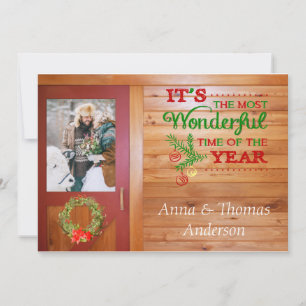 Country Photo Christmas Card