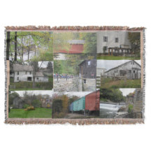 COUNTRY PHOTOS THROW BLANKET