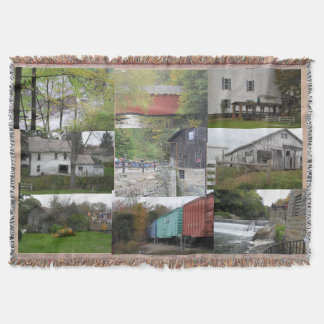 COUNTRY PHOTOS THROW BLANKET