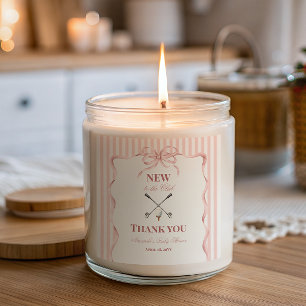 Country Pink Girl New to the Club Golf Baby Shower Square Sticker