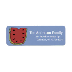 Country Prim Watermelon Return Address Labels