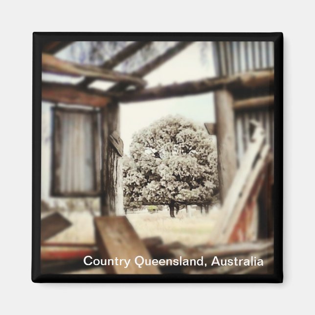 Country Queensland Australia Magnet (Front)