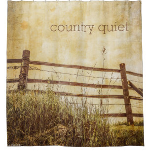 Country Quiet fence and sky scene