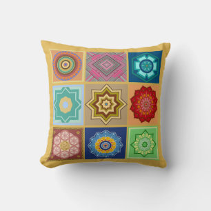 Country Quilt Reversible Throw Pillow