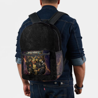 Country raised, city cool - printed backpack