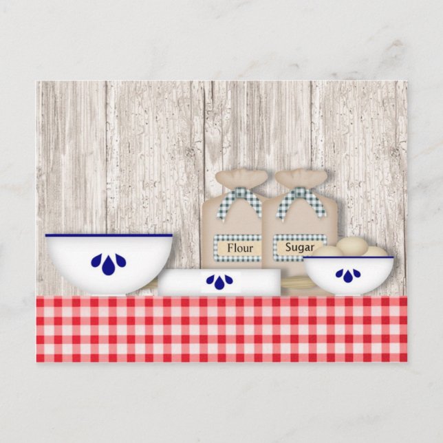 Country Recipe Card (Front)