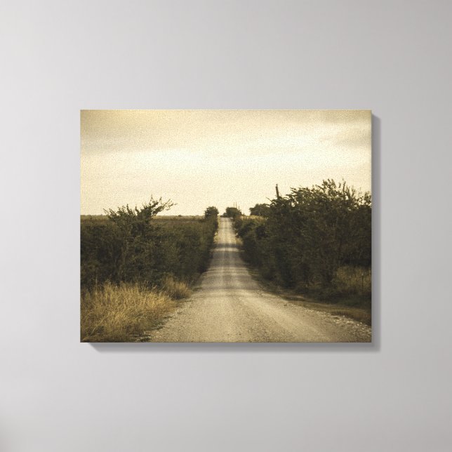 Country Road Canvas Print (Front)