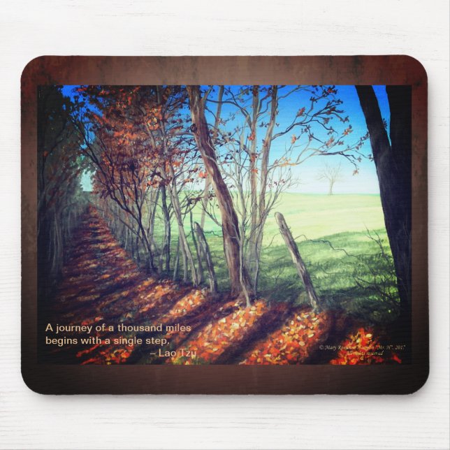 "Country Road” Fine Art Landscape Mouse Pad (Front)