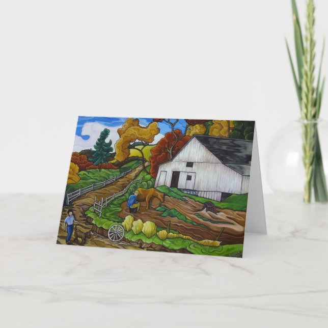 Country Road Greeting Card (Front)