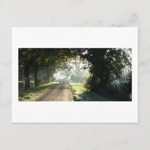 Country Road in Cheshire Postcard