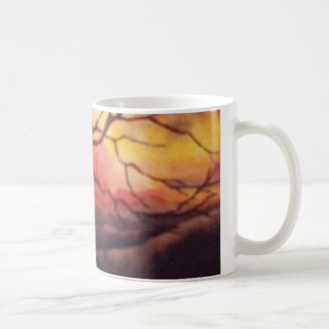 Country Road Mug branche de l'arbre du coucher du  (Droite)