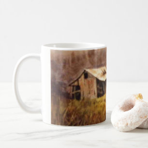 Country Road Mug grange rurale abri champ d'hiver