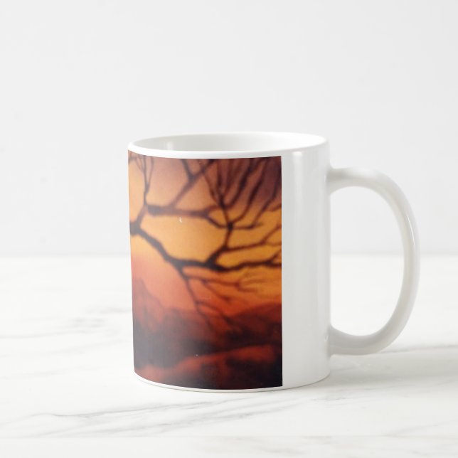 Country Road Mug soleil rural coucher de soleil ar (Droite)
