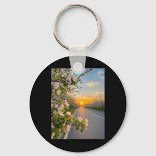 Country Road Sticker Keychain