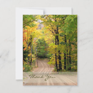 Country Road Thank You Card