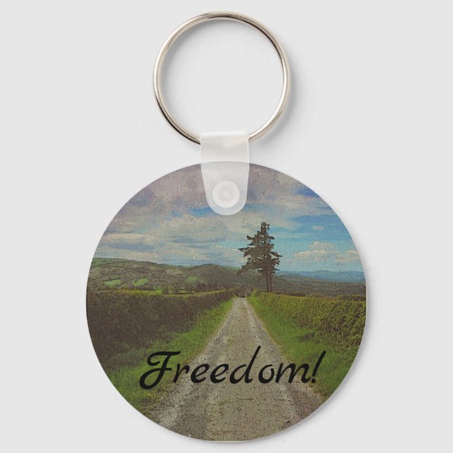 Country road to roam keychain (Front)