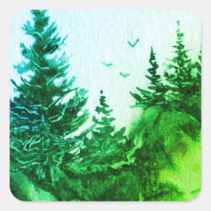Country Roads rustic landscape and nature Sticker
