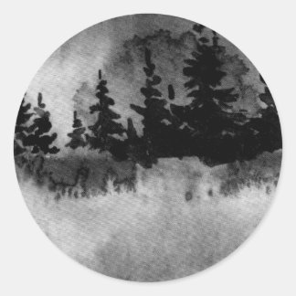 Country Roads rustic landscape and nature  Sticker