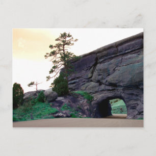 country rock tunnel postcard