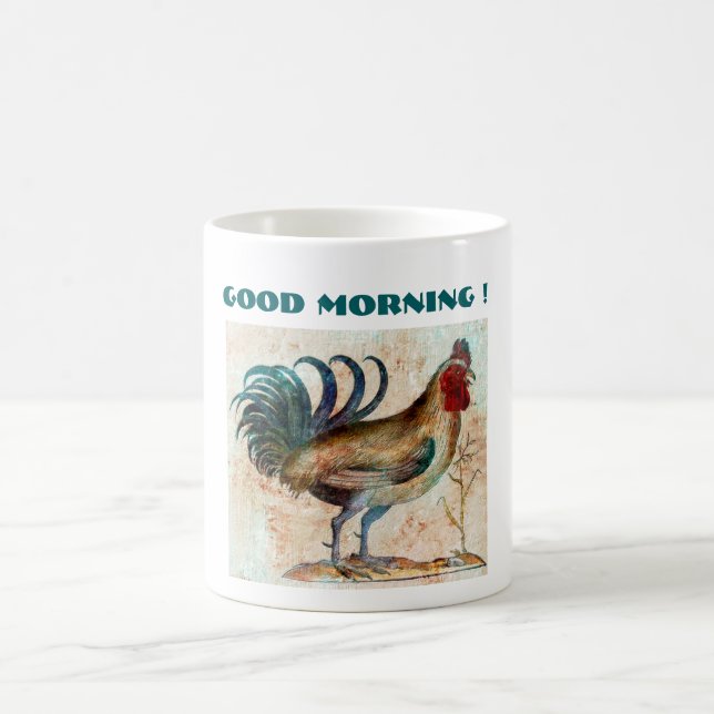 Country Rooster Coffee Mug (Center)