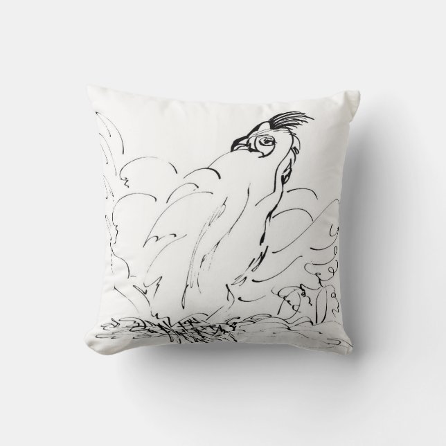 Country Rooster designer pillow by CricketDiane (Front)