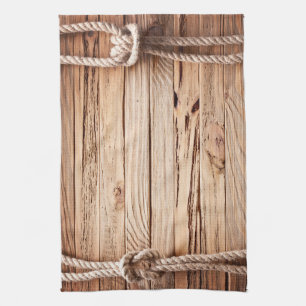 Country Rustic Bois Rope Nautic Cuisine Serviette
