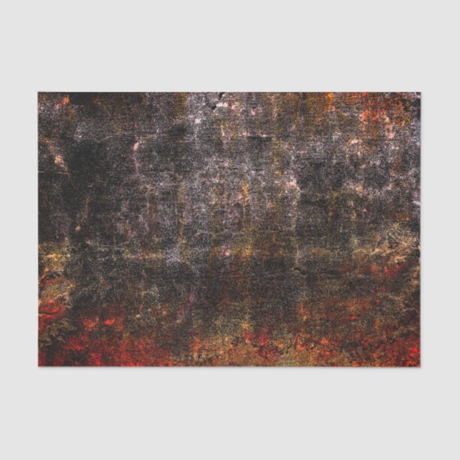 Country Rustic Colourful Vintage Texture Tissue Paper (Front)