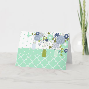 Country Rustic Mason Jar Thank You Card