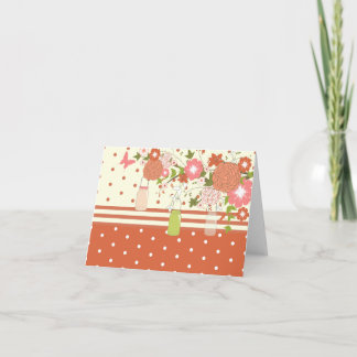 Country Rustic Mason Jar Thank You Card