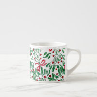 Country Rustic Mistletoe Watercolor Hand-painted