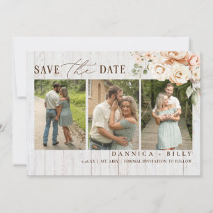 Country Rustic Photo Enregistrer La Date Cartes De
