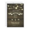 country rustic string lights wood wedding