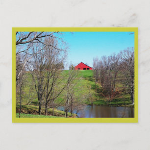Country Scene Post Card