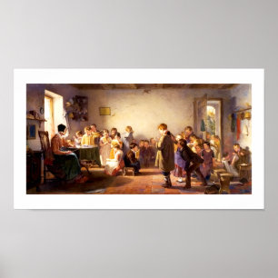 "Country School" de Winslow Homer. Impression fine