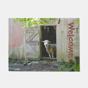 Country Sheep Doormat