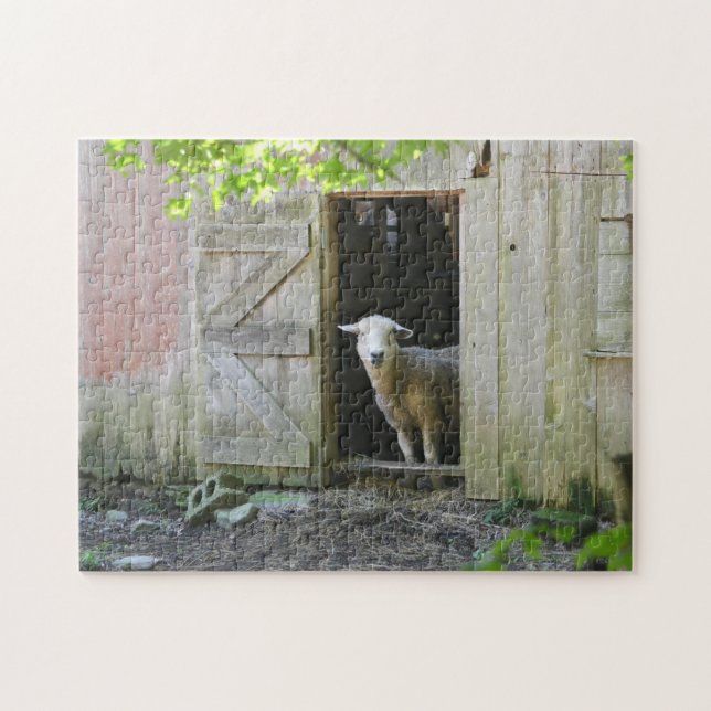 Country Sheep Jigsaw Puzzle (Horizontal)