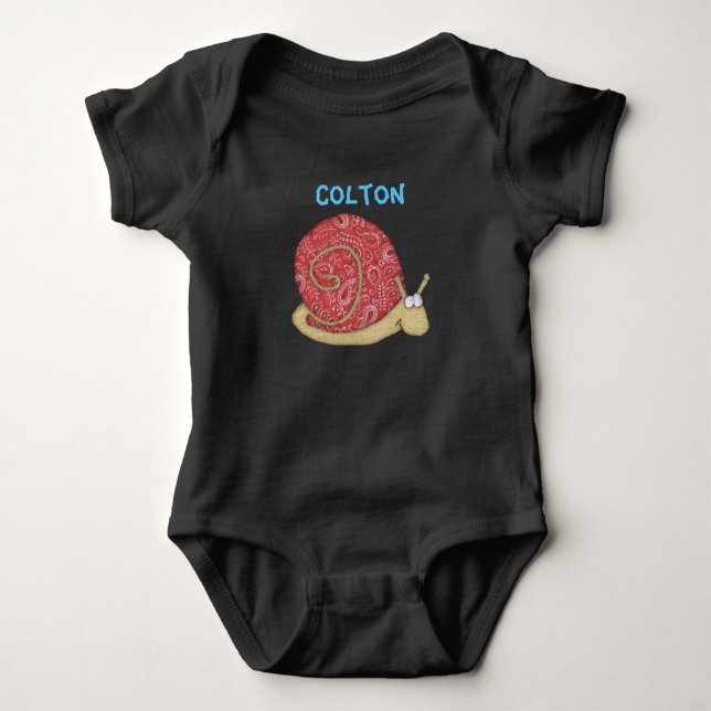 Country Snail Custom Bodysuit (Front)