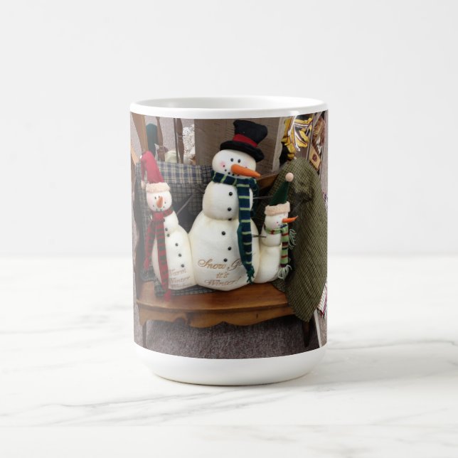 COUNTRY SNOWMAN CHRISTMAS MUG (Center)