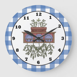 Country Spice cartoon kitchen clock