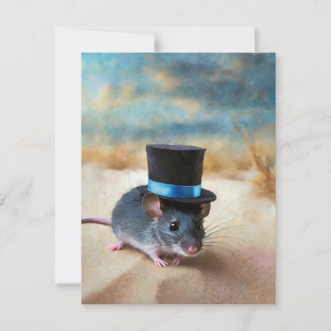 Country Squire Mouse with top hat (Front)
