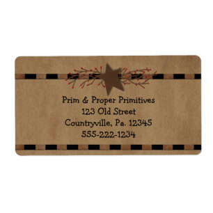 Country Star Business Label