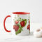 Country Style Strawberry Pattern Coffee Mug