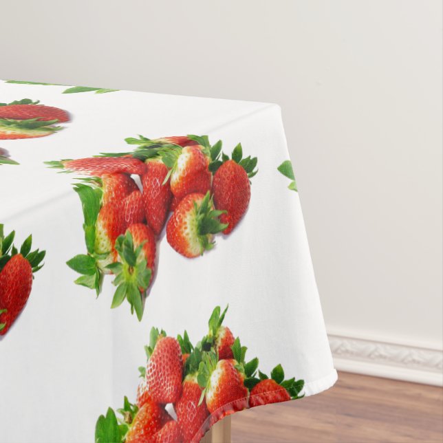 Country Style Strawberry Pattern Table Cloth (In Situ)