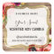 Country Styled Floral Scented Soy Candle Labels