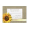 Country Sunflower and Burlap Look Response
